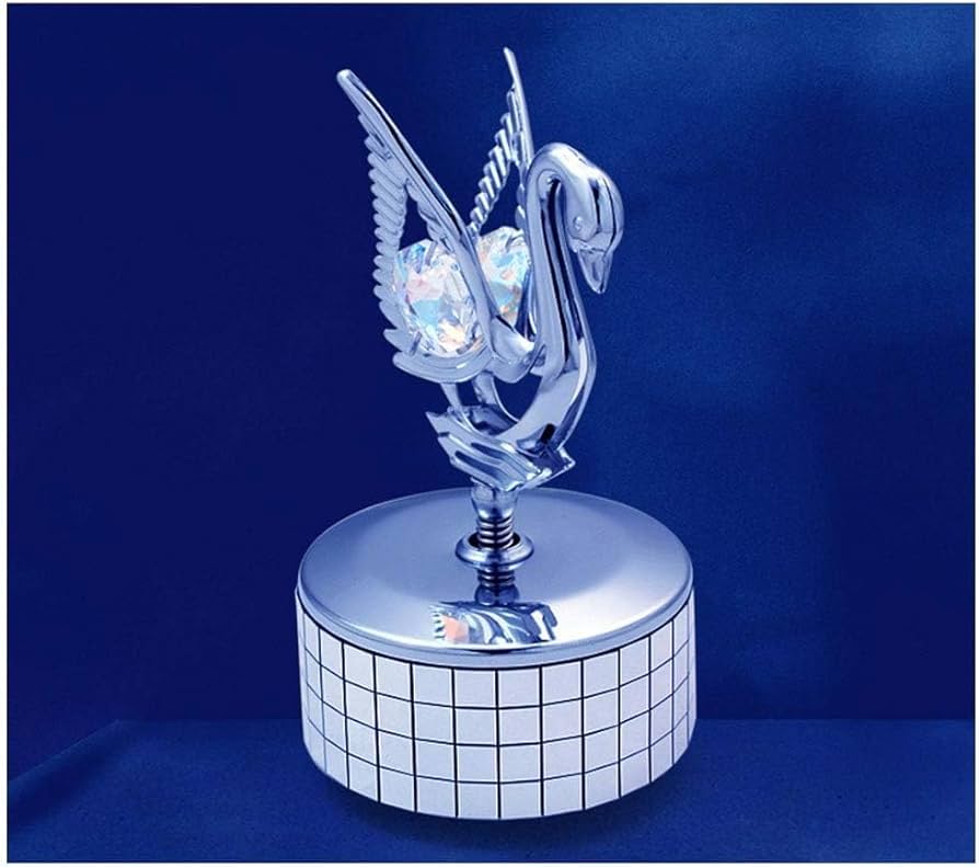 Amazon.com: RhLLvJ Music Box Crystal Swan Music Box